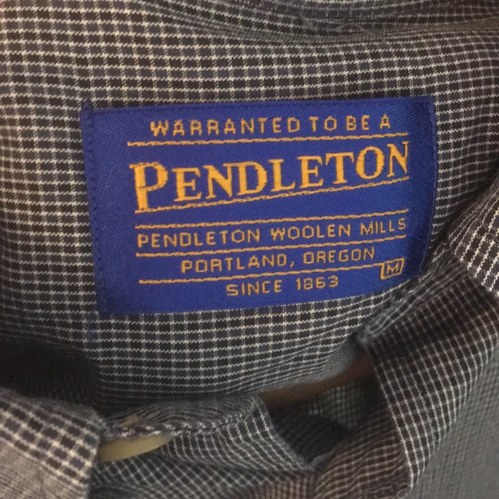 Pendleton Men’s Cotton Windowpane Button Down Shi… - image 5